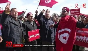 A Tunis, une marche pour dire non au terrorisme