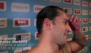 FFN - Giacomo Perez-Dortona espère être repêché sur 50 m brasse