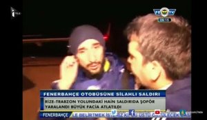 Le bus de Fenerbahçe visé par des coups de fusil samedi soir