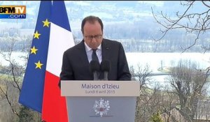 Hollande à Izieu: "La barbarie n’a pas d’âge, pas de couleur, pas de limite"
