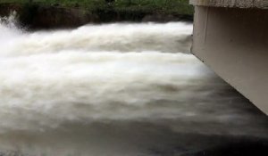 La vidange du lac de Guerlédan a débuté