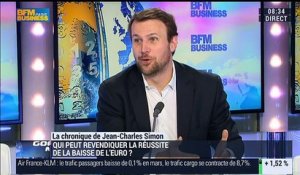 Jean-Charles Simon: "Le gouvernement n'a aucun pouvoir dans la baisse de l'euro" – 08/04