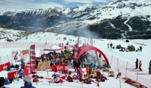 Record du monde de ski de vitesse par Simone Origone