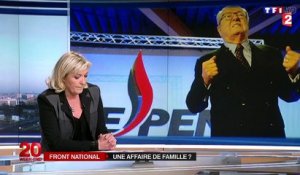 Crise au FN : Marine Le Pen appelle à "l'unité"