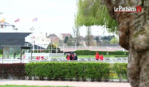 Avant sa finale contre Bastia, le PSG prend l'air sur l'hippodrome d'Enghien