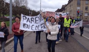 Manifestation à Falaise