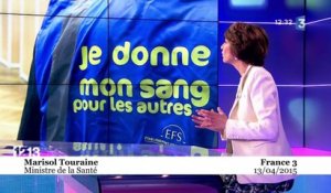 Marisol Touraine : «Personne ne doit être interdit de donner son sang parce qu'il est homosexuel»