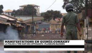 Guinée : violents heurts à Conakry entre forces de l'ordre et partisans de l'opposition