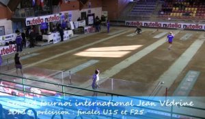 Finale F25, tir de précision, Second tour international Jean Védrine, Sport Boules, Saint-Vulbas 2015