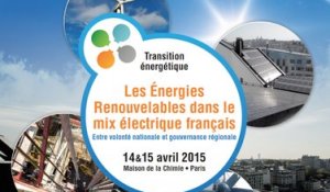Ségolène Royal ouvre le Colloque ADEME : énergies renouvelables dans le mix électrique Français