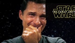 L'incroyable réaction de Matthew McConaughey devant le trailer de Star Wars 7
