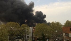 Les images de l'incendie à La Courneuve