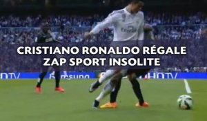 Cristiano Ronaldo régale, Messi dérape... ZAP Sport insolite