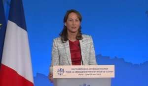 500 territoires à énergie positive pour la croissance verte et pour le climat, discours de Ségolène Royal