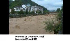 Des inondations record frappent le sud de la Chine