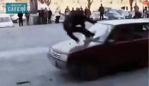 Un policier ninja russe en plein action !