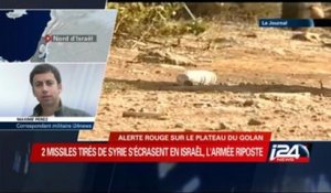 La situation dans le Golan israélien après deux tirs de roquettes depuis la Syrie