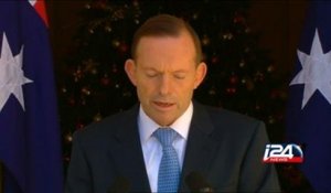 Conférence de presse du Premier ministre australien Abbott