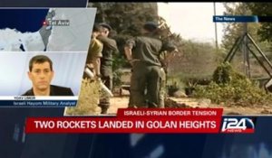 Two rockets land in Israel's Golan Heights