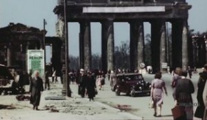 Les images en couleurs de Berlin, détruit, en 1945