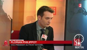 Florian Philippot rend hommage à Marine Le Pen