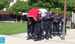 Cérémonie hommage pour le jeune pompier Florian Dumont