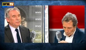 Trois ans de Hollande à l’Elysée: il a fait "de la politique à la petite semaine", estime Bayrou
