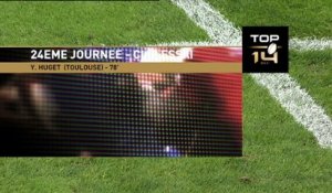 TOP14 - Toulouse - Brive : Essai 3 Yoann Huget (ST) - J24 - Saison 2014/2015