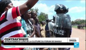 Centrafrique : heurts en marge du Forum de Bangui