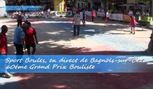 Mène 1,  Desmartin contre Mancuso, Finale du 60ème Grand Prix de la Ville, Bagnols-sur-Cèze 2015