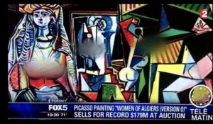 Fox floute les seins des Femmes d'Alger de Pablo Picasso