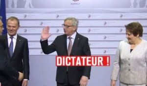 «Dictateur !», l’accueil décontracté du Premier ministre hongrois par Jean-Claude Juncker