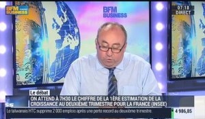 Emmanuel Lechypre: Croissance: "Le deuxième trimestre a été nettement moins bon que le premier" - 14/08