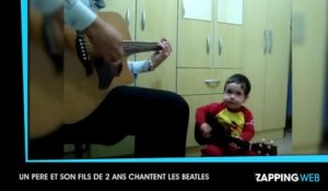 Un père et son fils de 2 ans reprennent « Don’t let me down » des Beatles