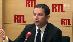 Congrès du Parti socialiste : Benoît Hamon félicite Jean-Christophe Cambadélis