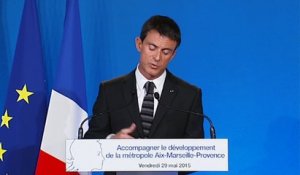 Revoir la conférence de presse de Manuel Valls à Marseille