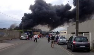 Incendie à Artois Métaux à Saint-Laurent-Blangy