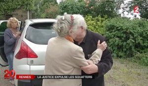 Rennes : la propriétaire de la maison squattée peut revenir chez elle