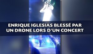 Enrique Iglesias blessé par un drone lors d’un concert