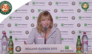Conférence de presse Timea Bacsinszky Roland-Garros 2015 / Quarts de finale