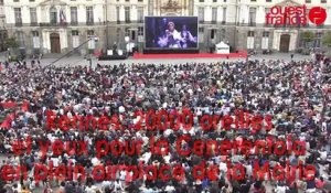 10000 personnes pour l'opéra de la Cenerentola en plein air place de la mairie à Rennes