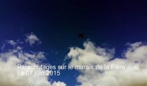 Parachutages de la Fière le 07 juin 2015