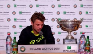 Roland-Garros - Wawrinka : "Beaucoup de fierté"