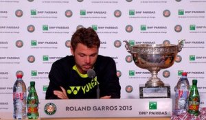 Roland-Garros - Wawrinka : "J'ai changé de catégorie"