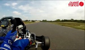 Caméra embarquée en karting avec Dorian Deslandes à Lessay
