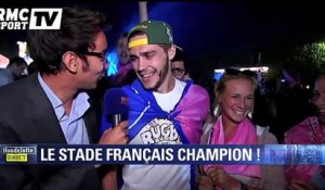 Finale Top 14 : les supporters du Stade Français fous de joie !