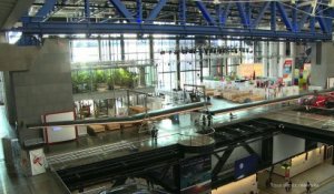 Arrivée du "Solar Impulse 1" à la Cité des sciences et de l'industrie