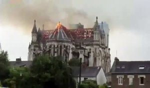 L'accident qui a causé la destruction du basilique Saint-Donatien