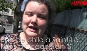 Sortie du Bac philo à Saint-Lô: Océane en terminale S a choisi le sujet sur l'art