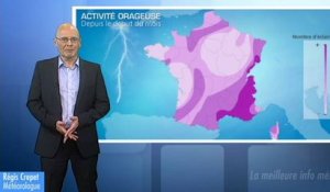 Activité orageuse record en France